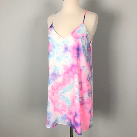 Fascination Dresses & Skirts - Fascination | Neon Tie Dye Tank Tunic Mini Dress